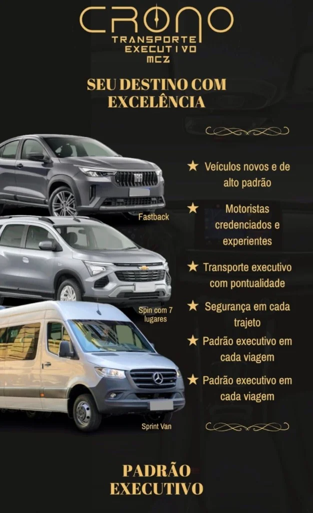 Crono Transporte Executivo - Veículos Premium e Diferenciais